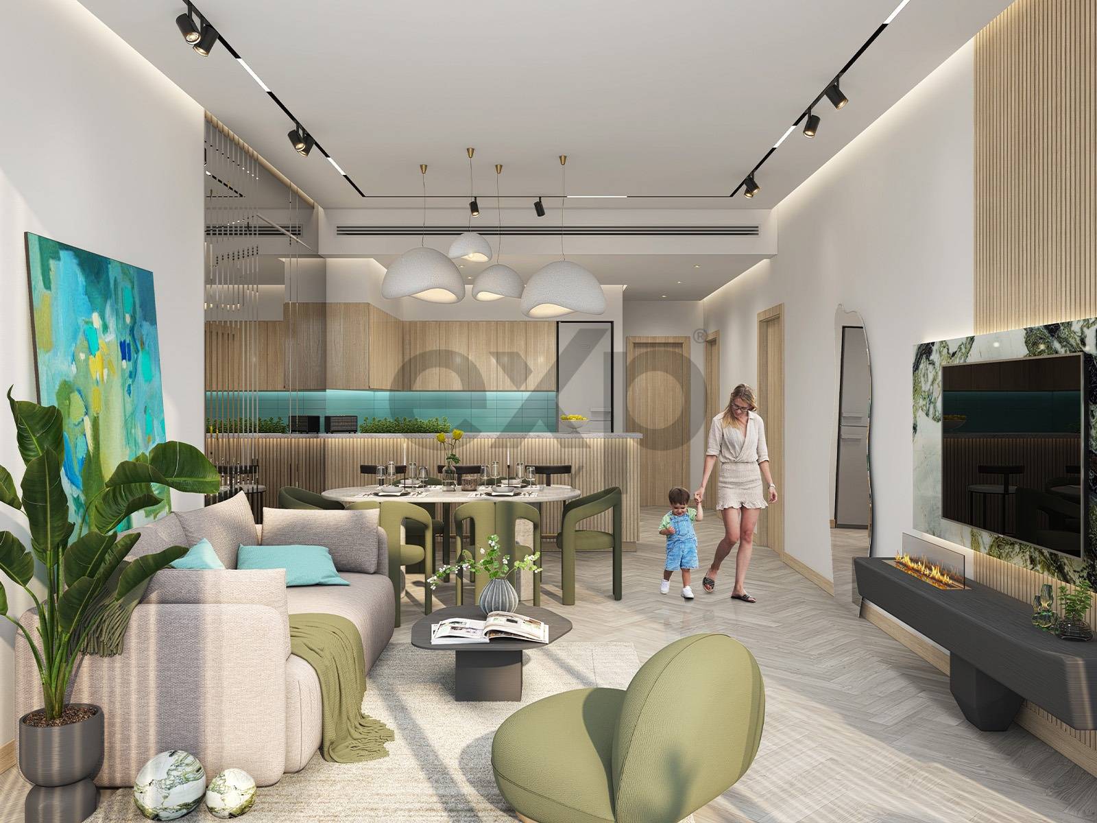 Apartment for sale in Dubai, Damac Lagoons, Dubai, 674 ft²