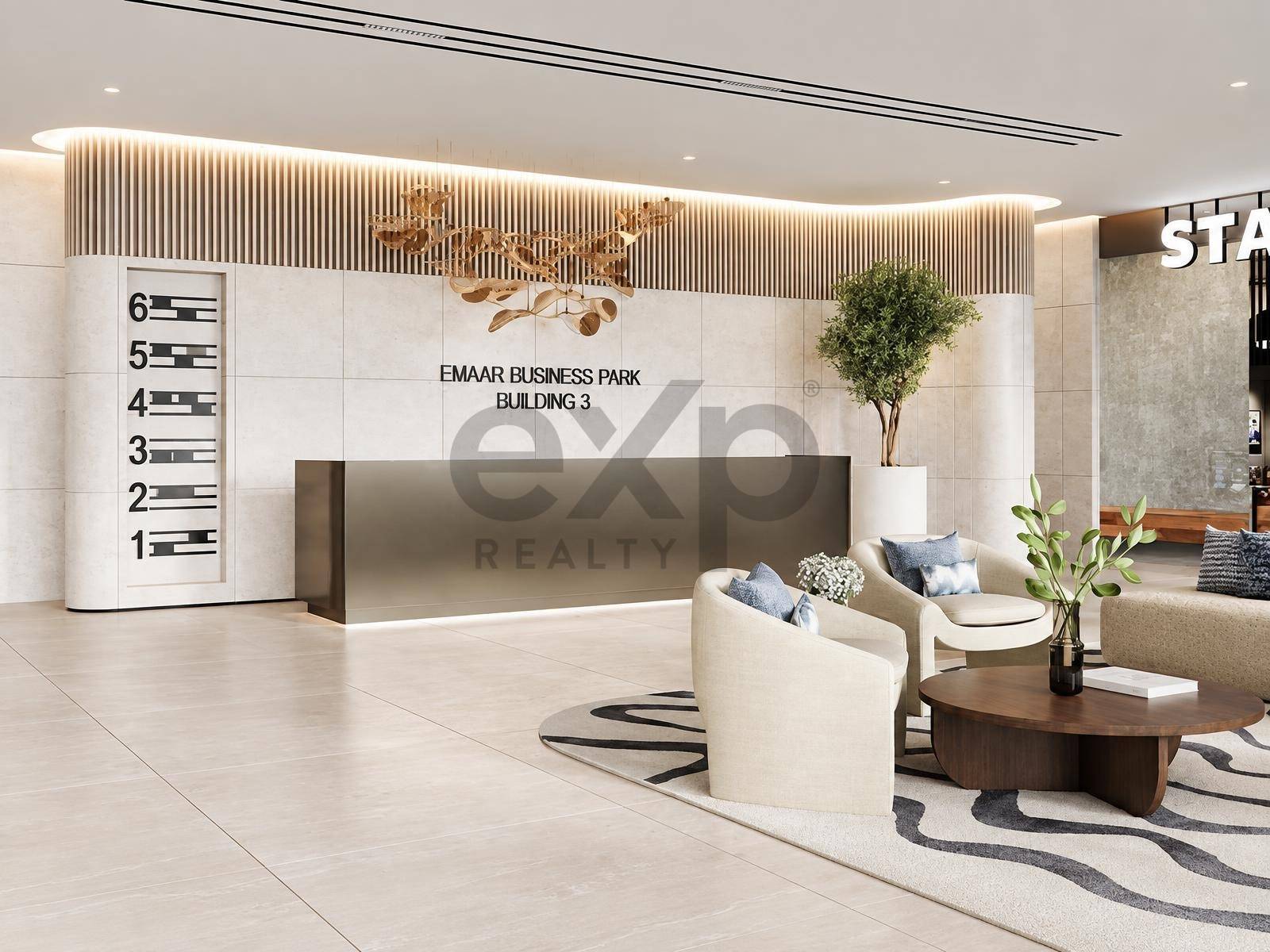 مكتب for rent in Dubai, Sheikh Zayed Road, Dubai, 6653 ft²
