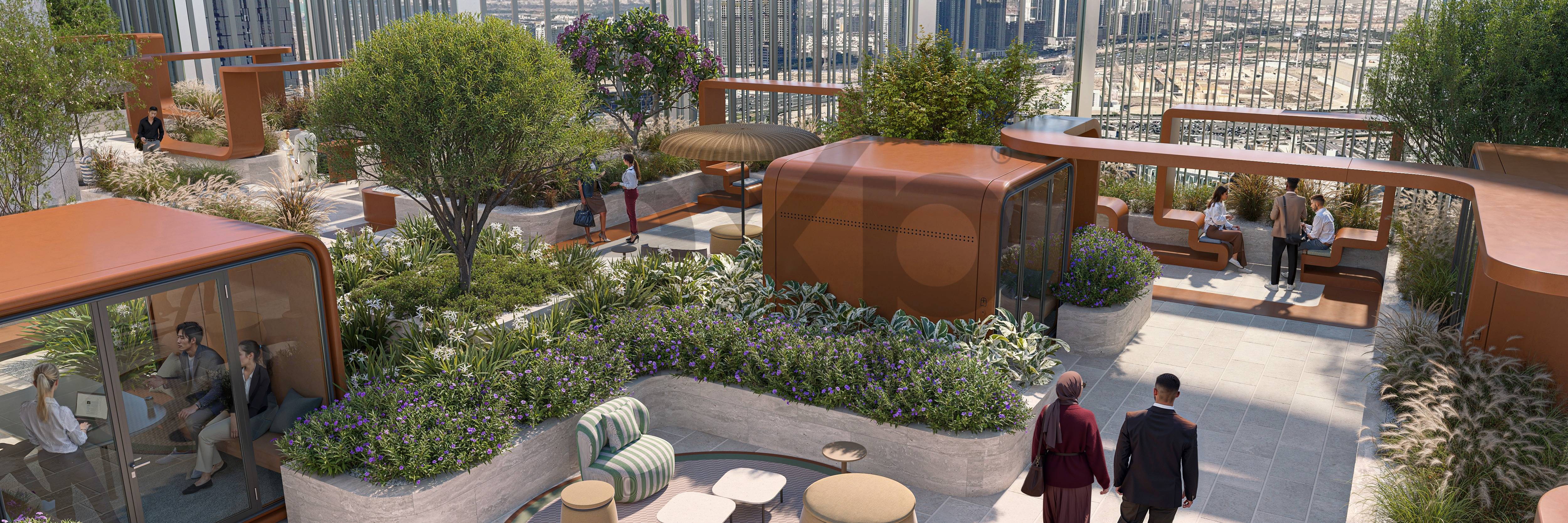 Signature Penthouse Loft with Burj Khalifa Views at HQ by Rove, Business Bay