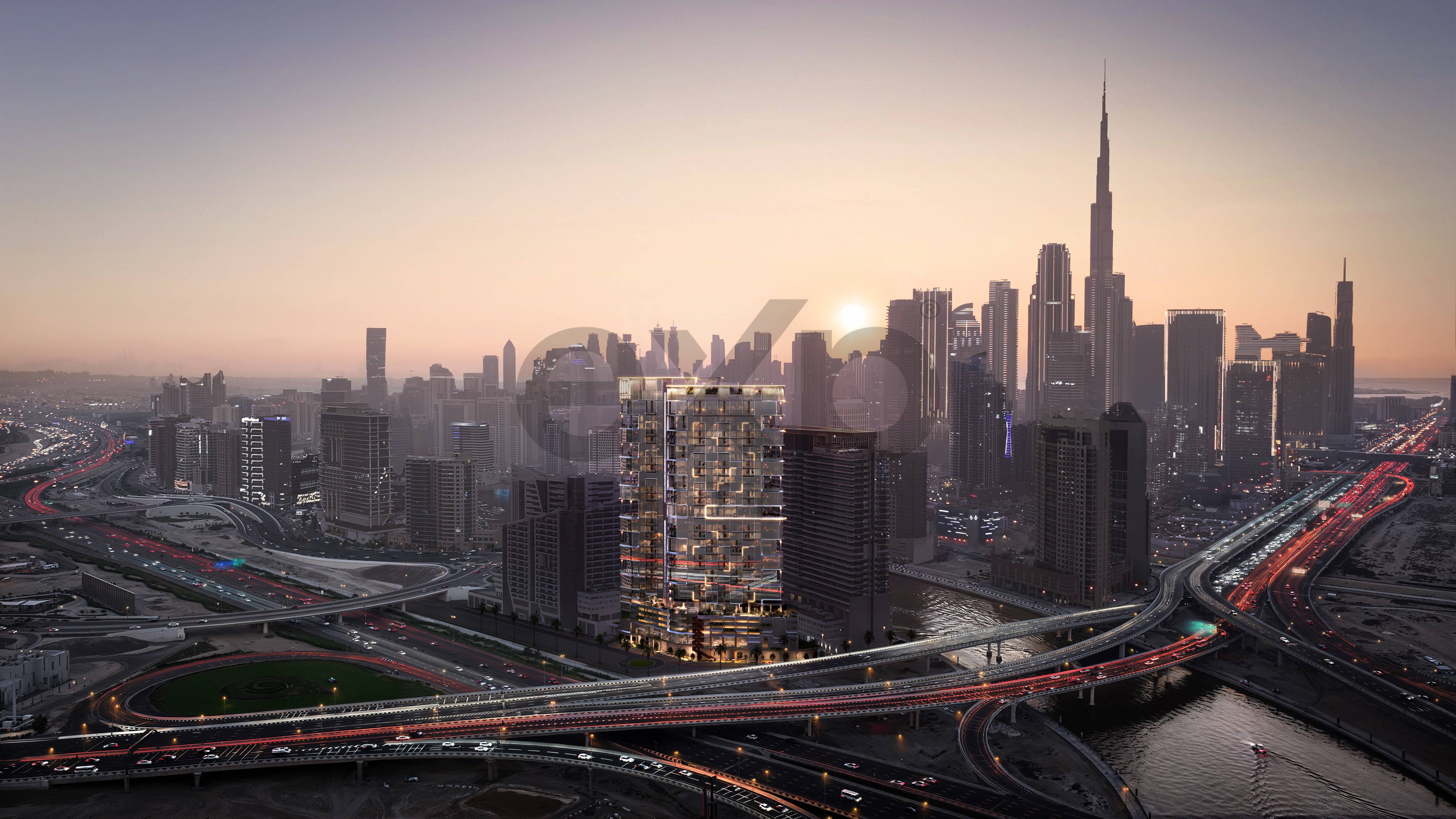 Signature Penthouse Loft with Burj Khalifa Views at HQ by Rove, Business Bay