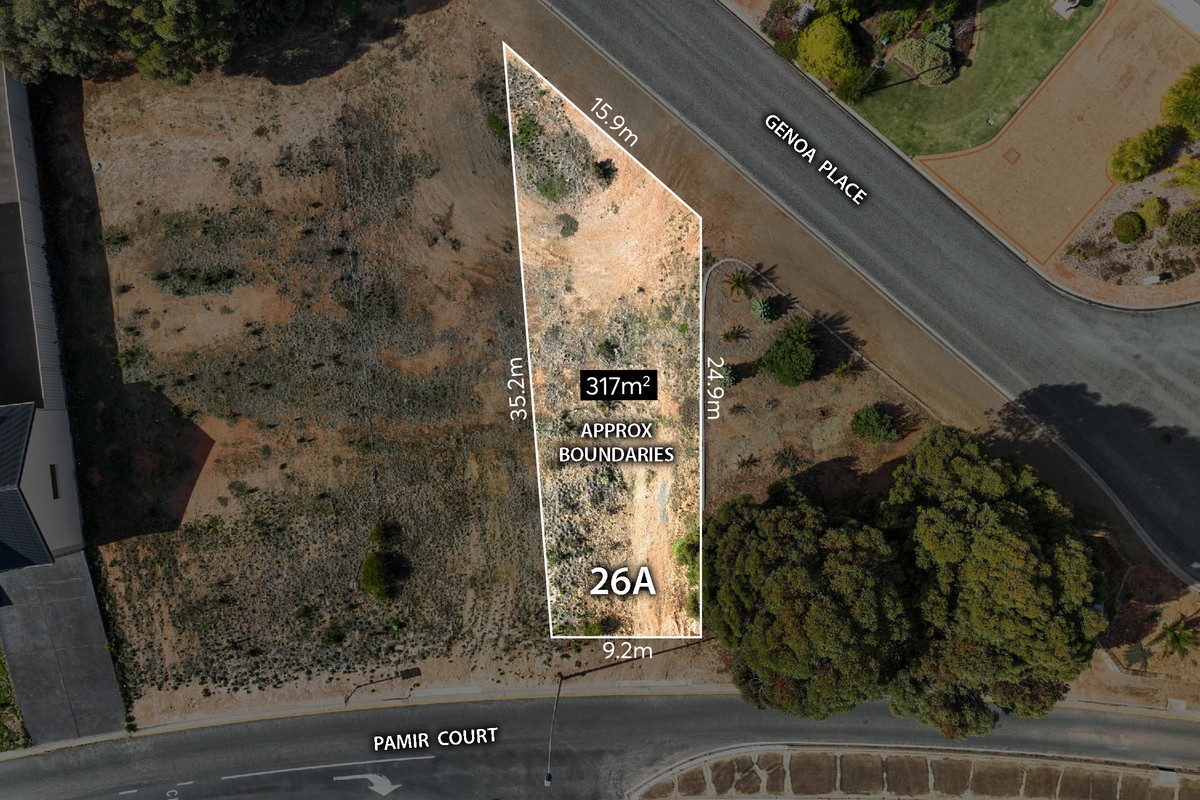 Land for sale in Wallaroo, 26a Pamir Court, Wallaroo SA 5556, 317 m²