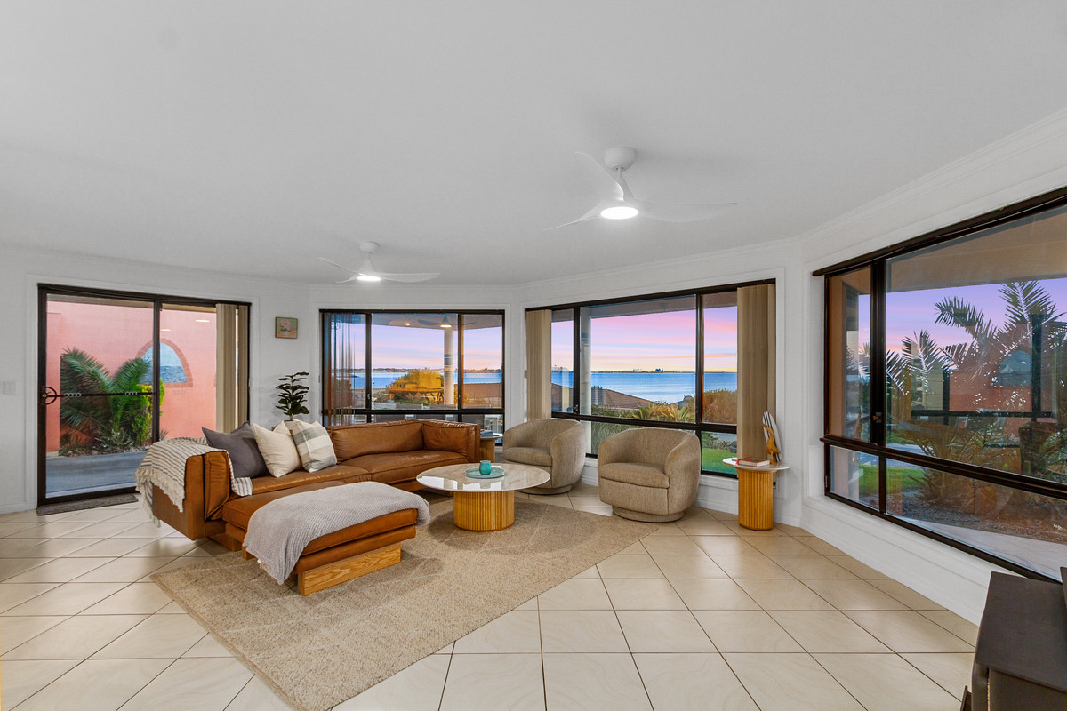 Coastal lifestyle with views across the bay