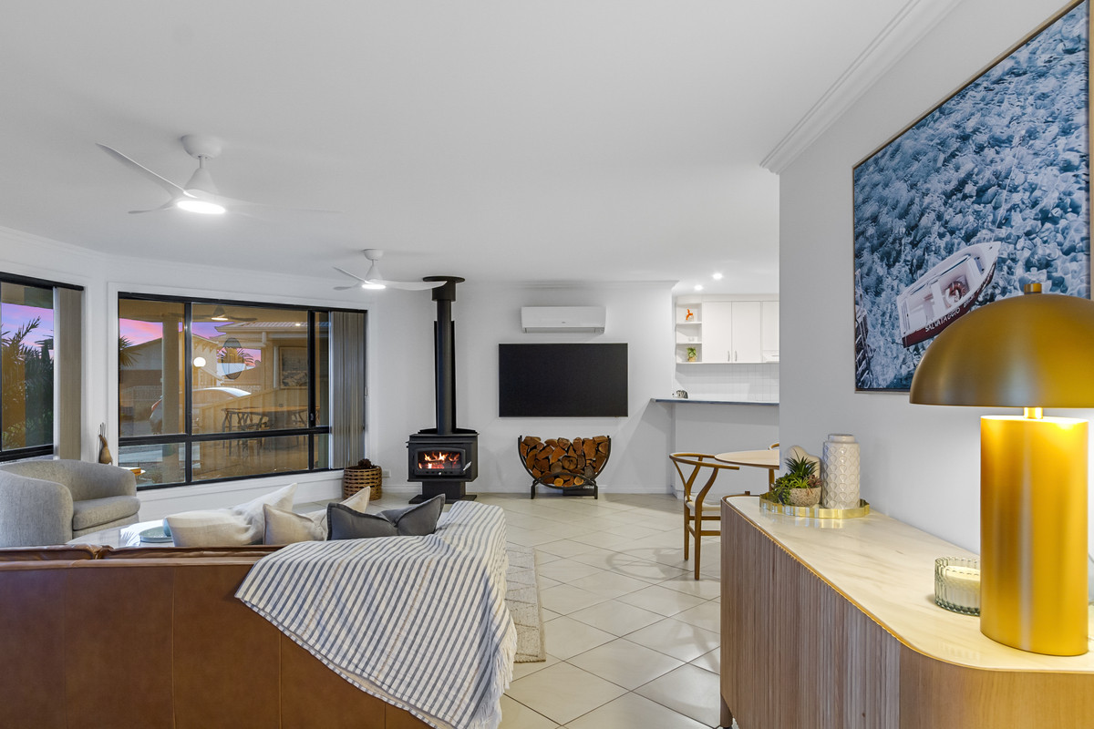 Coastal lifestyle with views across the bay