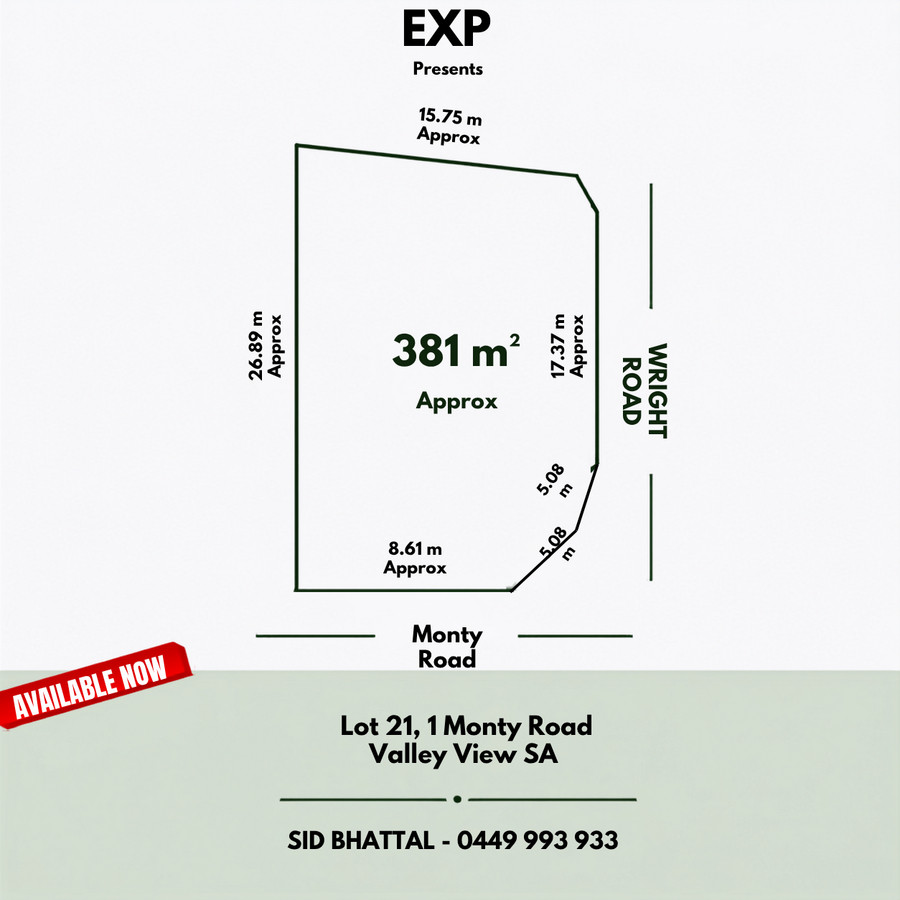 "Claim Your Corner — 381m² Ready-to-Build Allotment in the Heart of Valley View!"