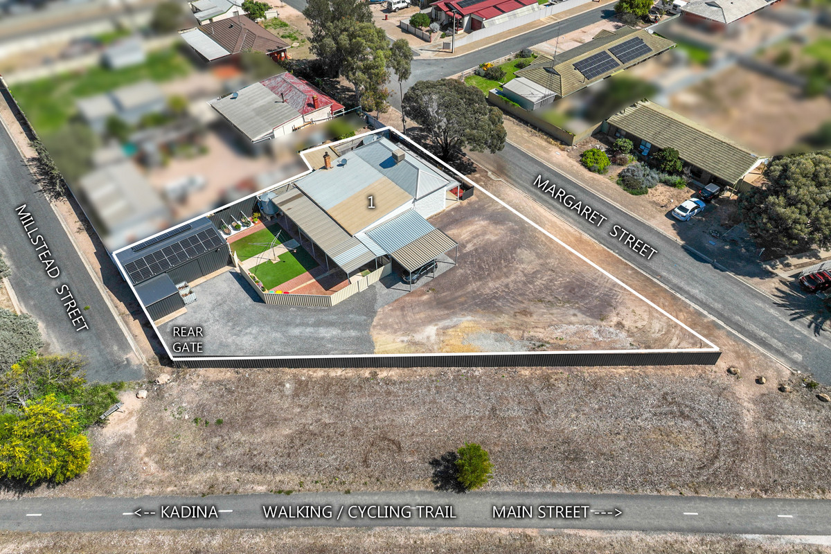 Residential for sale in Wallaroo, 1 Margaret Street, Wallaroo SA 5556, 1039 m²