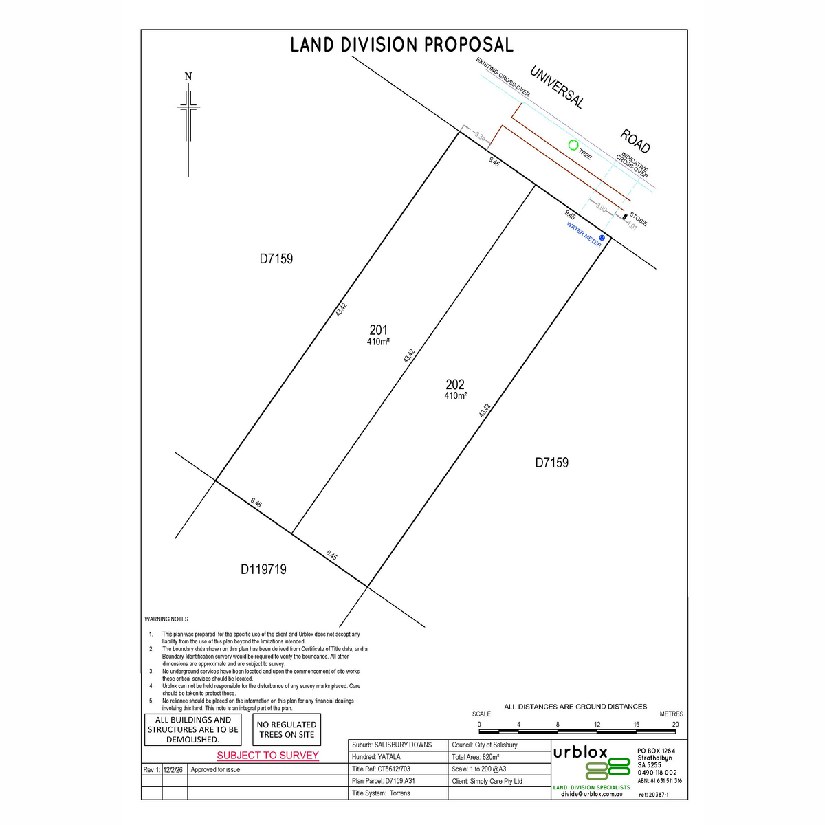 Residential for sale in Salisbury Downs, 30A Universal Road, Salisbury Downs SA 5108, 410 m²