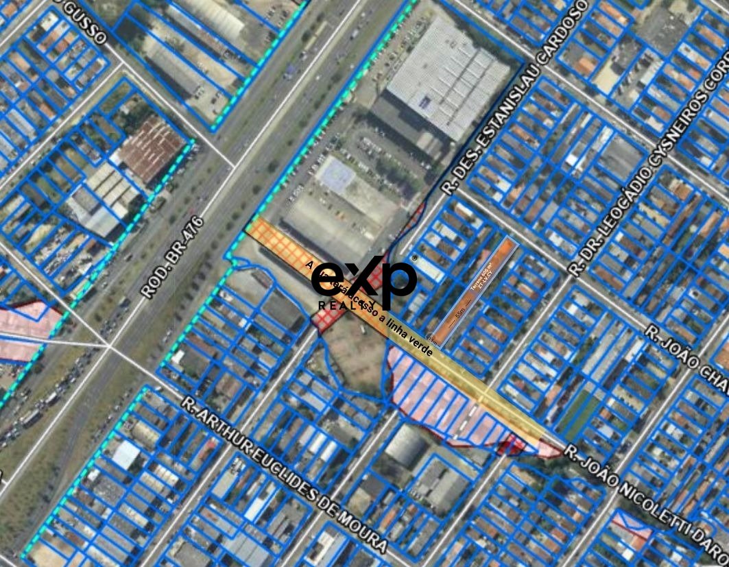 Terreno com 605 m² no Xaxim