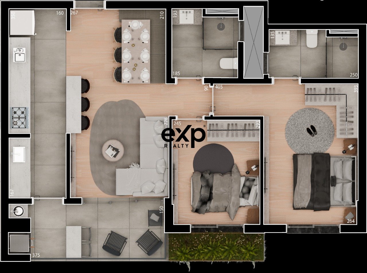 Apartamento 2 quartos, suíte no Boa Vista - Curitiba