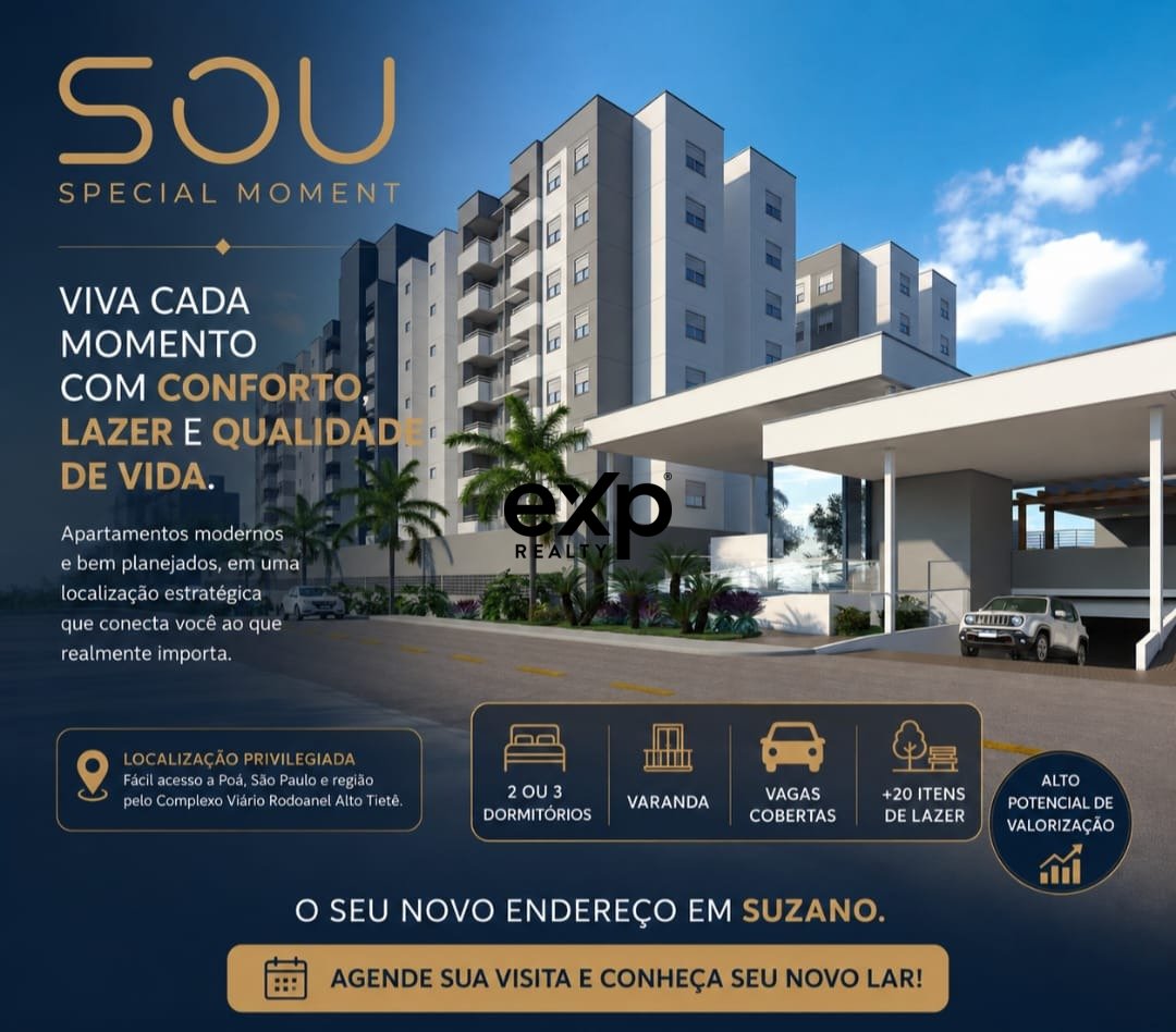 Apartamento à venda em SUzano, Brasília 900 Sou Special Moment - Suzano SUzano 08610-101, 62 m²