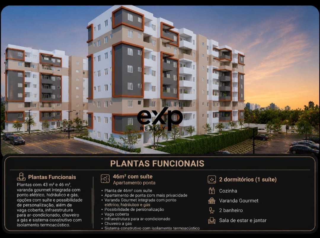 Apartamento à venda em Suzano, Alma Cabocla 1001 Ngn Splendor  Suzano Suzano 08615-210, 46 m²