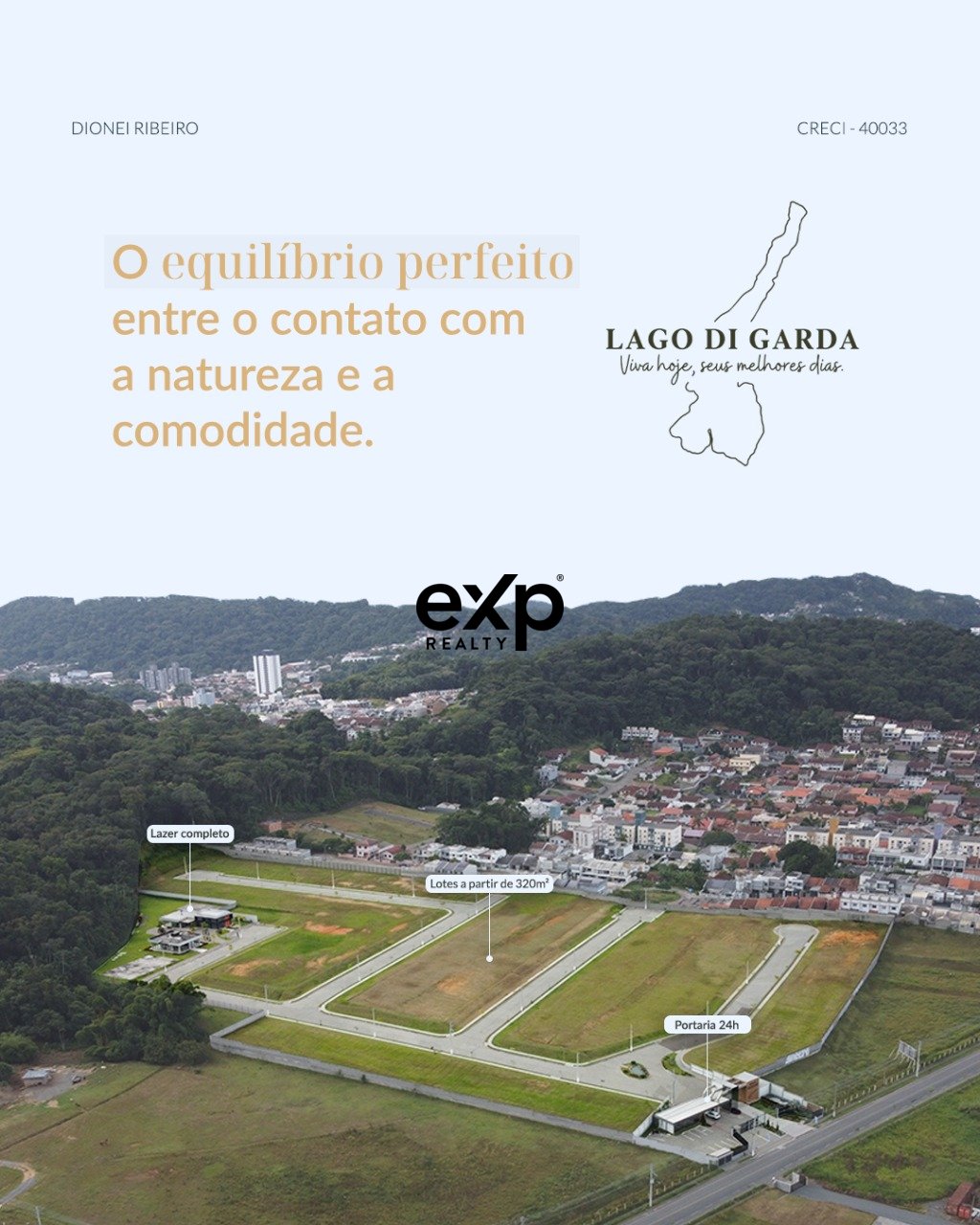 Lago Di Garda | Condomínio Fechado no Bairro Velha - Blumenau/SC.