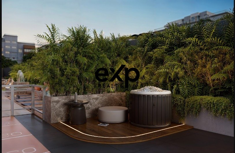 ? Studio no Loom Stay - Desembargador Clotário Portugal  Ambiente integrado que une praticidade e conforto em um só espaço  Cozinha compacta planejada