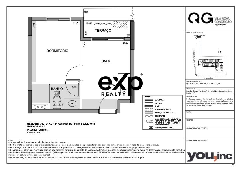 Apartamento à venda na Vila Nova Conceição