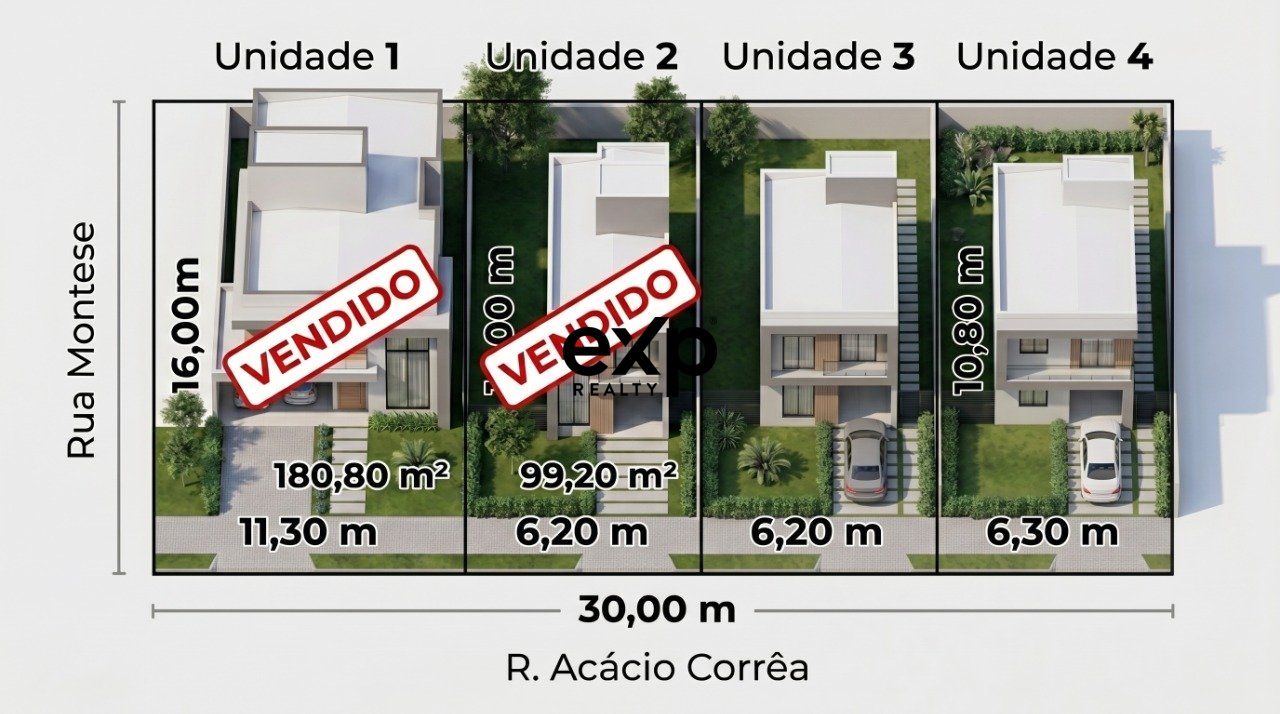 Terreno à venda em Curitiba, Acácio Corrêa 1132 Parolin Curitiba 80220-280, 99 m²
