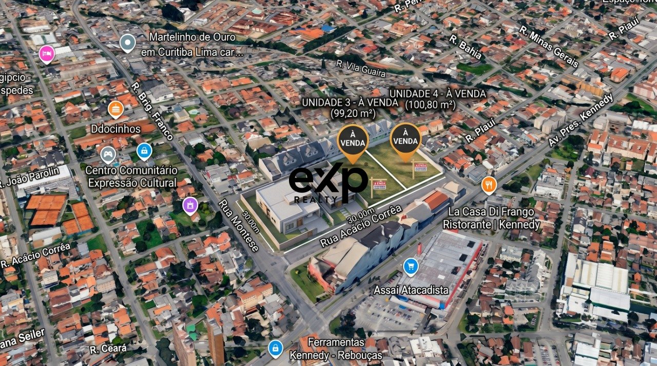 Terreno à venda em Curitiba, Acácio Corrêa 1132 Parolin Curitiba 80220-280, 99 m²