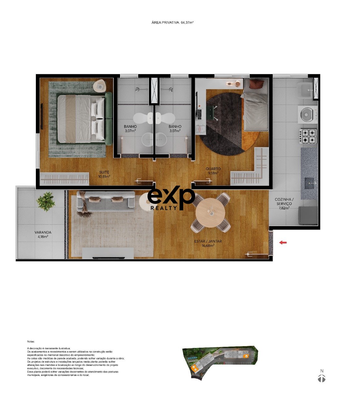 Apartamento à venda em Petrópolis, Rua 29 de Junho 566 Valparaiso Petrópolis 25655-091, 40 m²