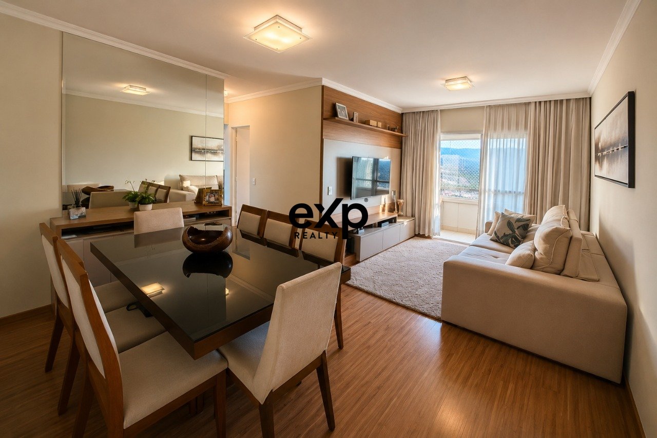 Lindo apartamento com 2 quartos e escritório no Residencial Nove de Julho