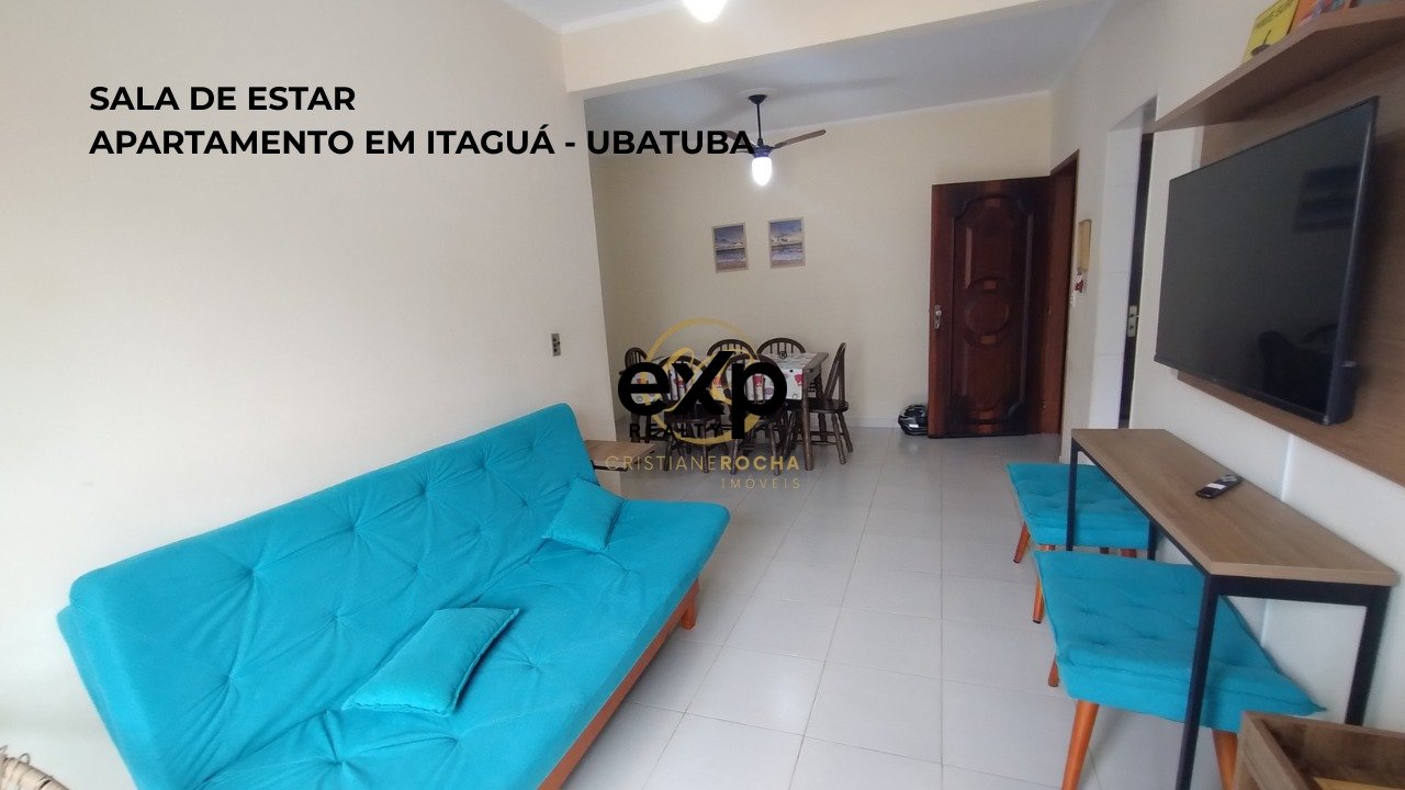 Apartamento de 2 Dorms (1 Suíte) - 1 vaga coberta em Ubatuba Itaguá
