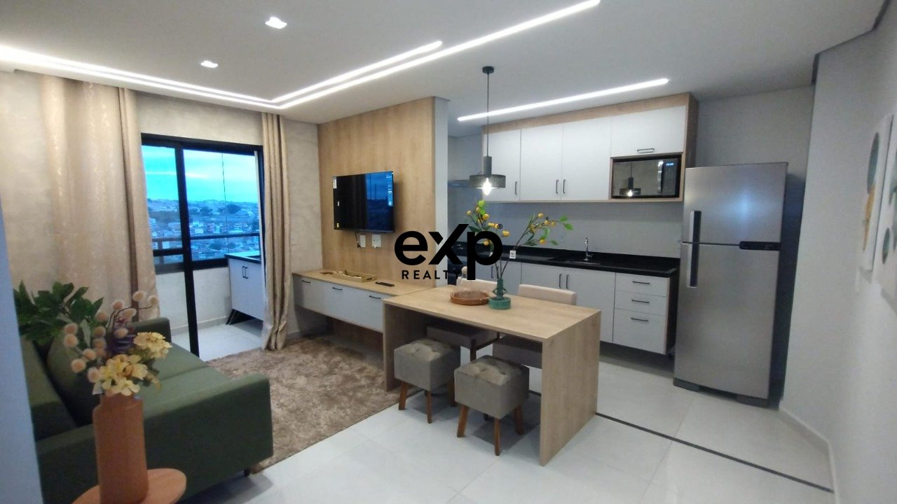 Apartamento com 2 Dorms, sendo 1 suíte mobiliado e decorado no Alvinópolis - Atibaia