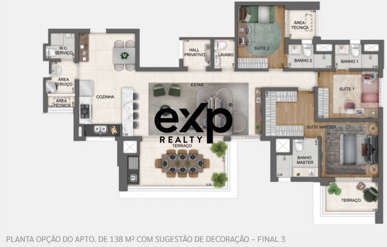Apartamento 138m² | 3 Suítes | 2 Vagas - HAUTE BROOKLIN BY EZ - Sofisticação sob medida no coração do Brooklin