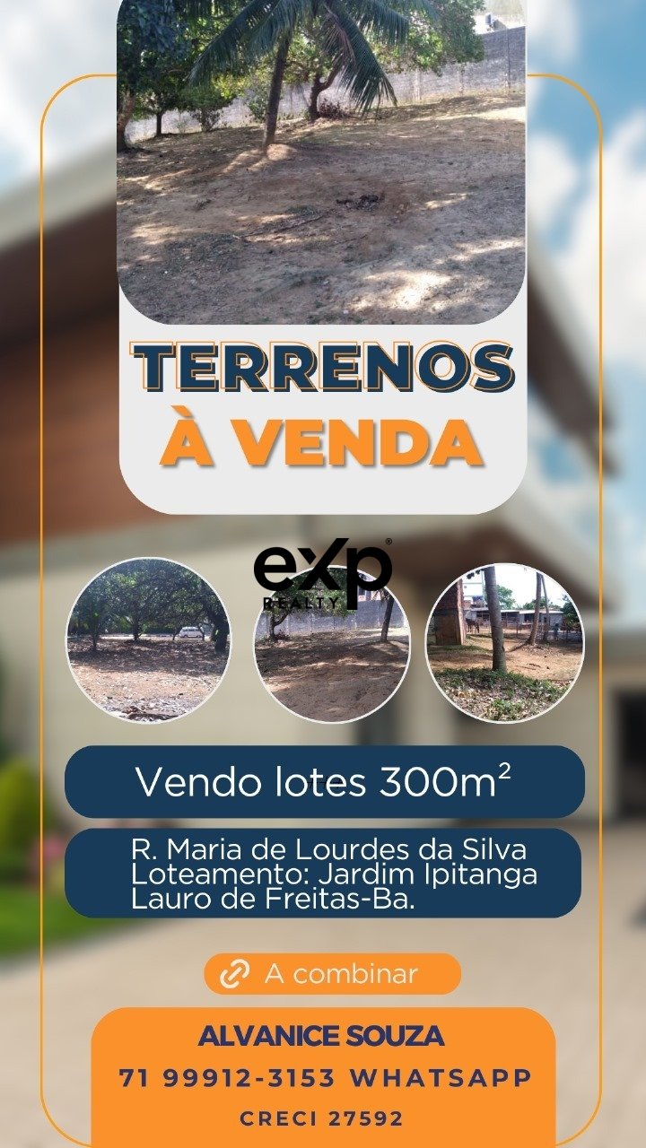 Terreno à venda em Lauro de Freitas, Rua Maria de Lourdes da Silva 1 caji Lauro de Freitas 42721-190, 3600 m²