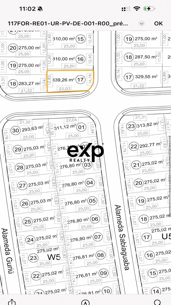 Terreno à venda em Eusebio, Rua José Amora Sá 1 Cidade Alpha Terra 5 Eusebio 61766-305, 339 m²