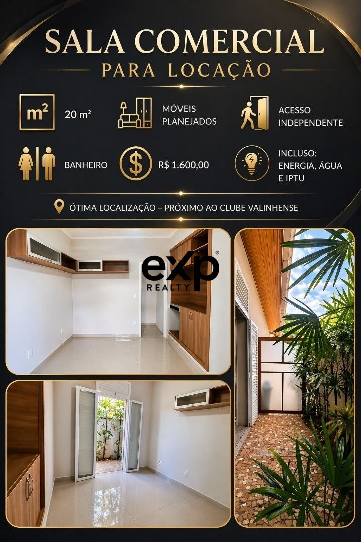 Sala Comercial para alugar em Valinhos, Samuel Fragoso Coimbra 168 Vila Nova Valinhos Valinhos 13271-280, 20 m²