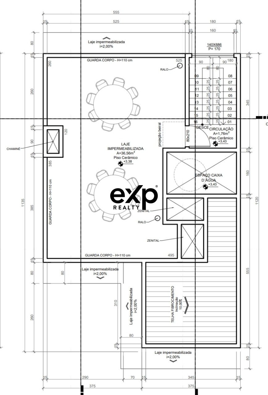 Triplex à venda em Campo Largo, Casemiro de Abreu 30 São Marcos Campo Largo 83602-665, 170 m²