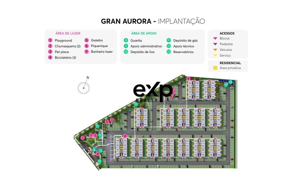 Apartamento for sale in Goiânia, Antônio Crispim 299 Setor Jardim Gardênia Goiânia 74356-320, 58 m²