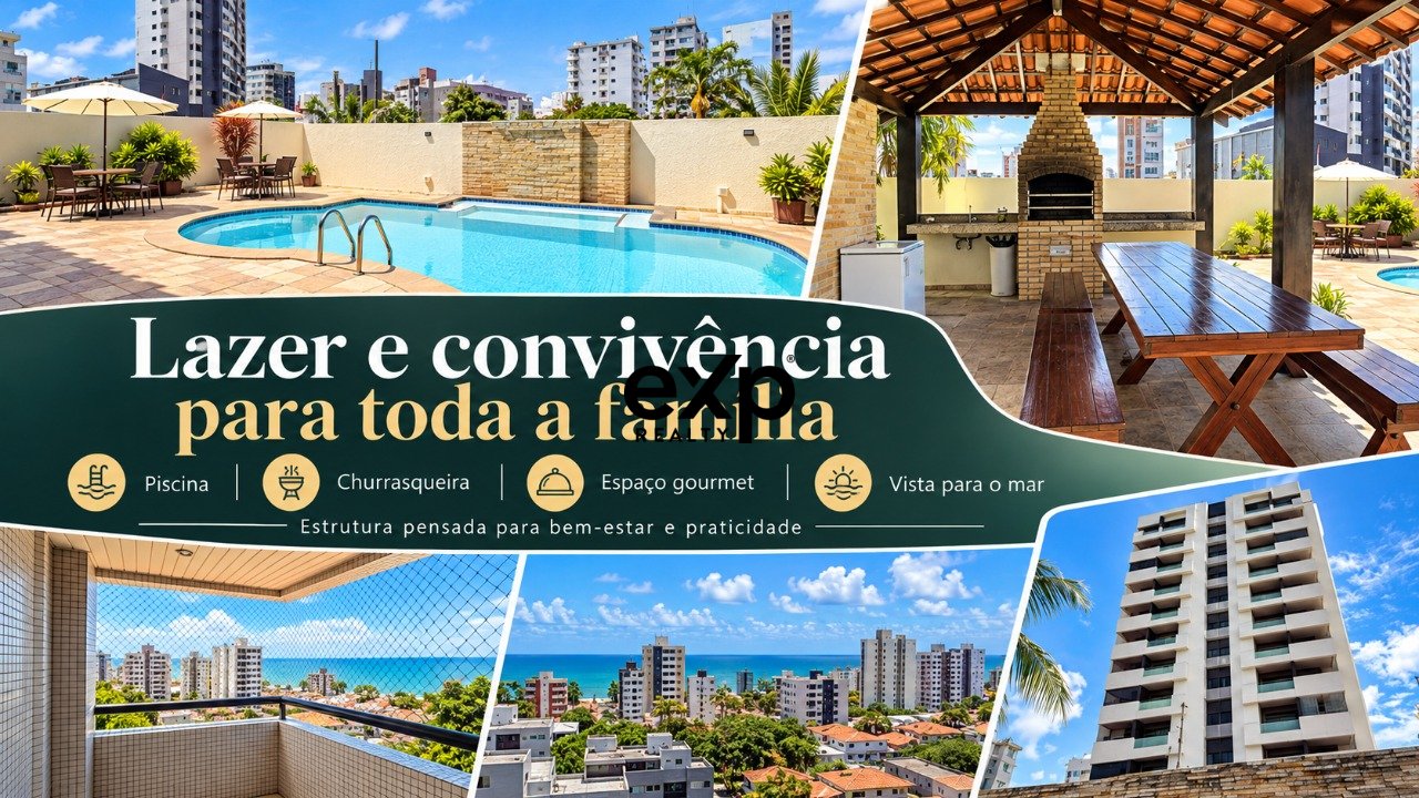 Apartment for sale in Cabedelo, Golfo de Lion 118 Intermares Cabedelo 58102-042, 113 m²