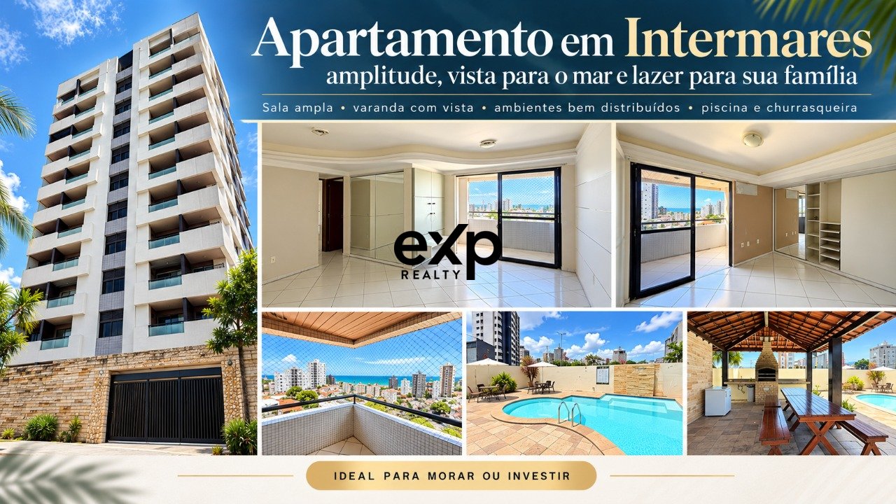 Apartment for sale in Cabedelo, Golfo de Lion 118 Intermares Cabedelo 58102-042, 113 m²