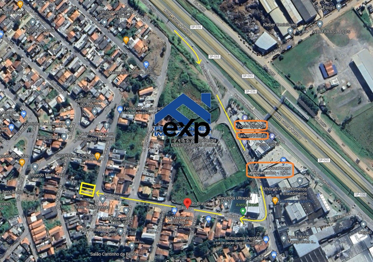 Terreno 250m² próximo ao Centro em Bom Jesus dos Perdões - SP