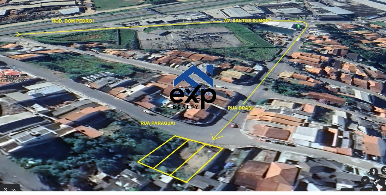 Terreno 250m² próximo ao Centro em Bom Jesus dos Perdões - SP