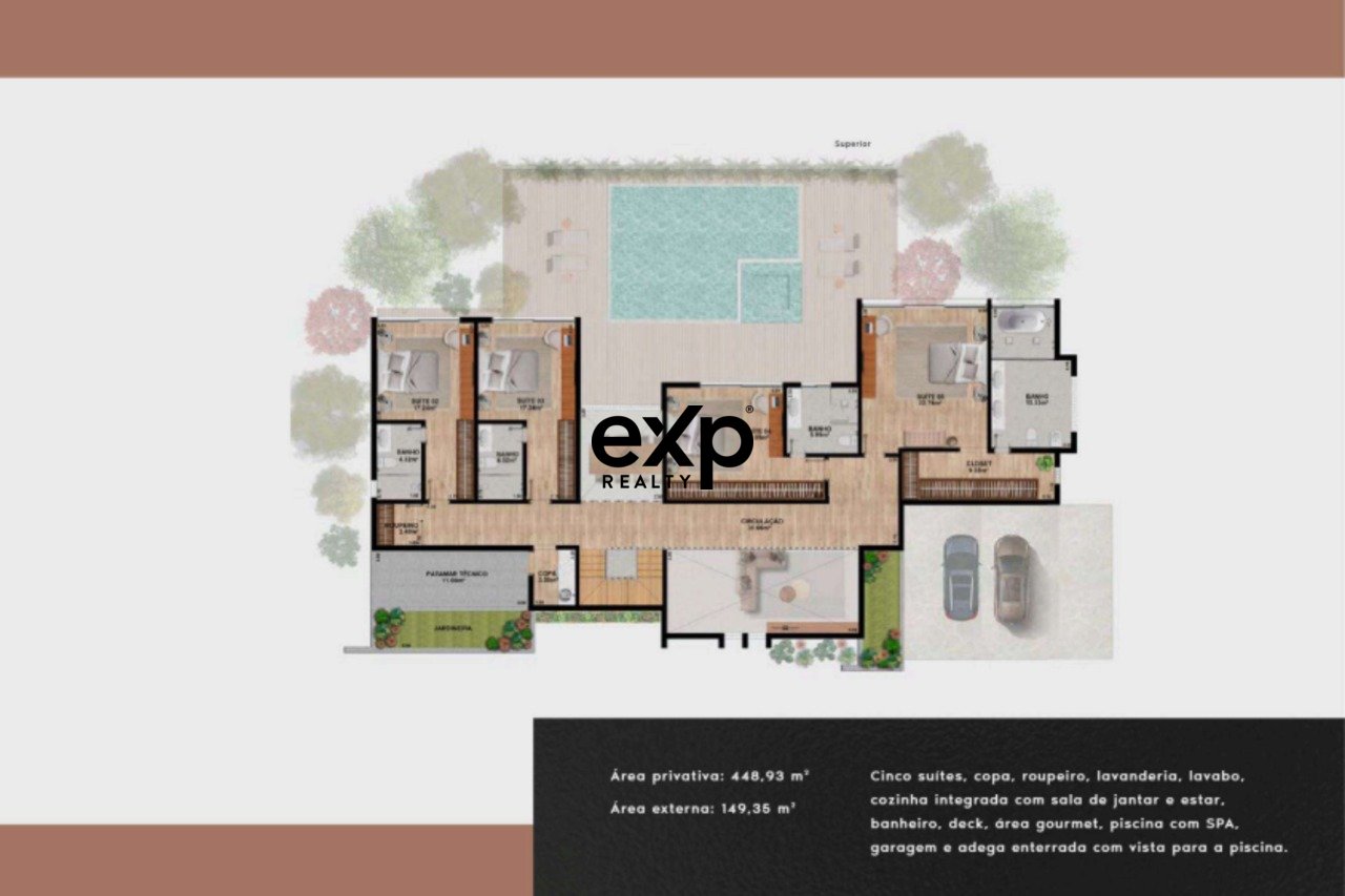 Casas no Condomínio Alto Mangalarga entre 383 m² e 487 m² - Itaipava, Petrópolis/RJ
