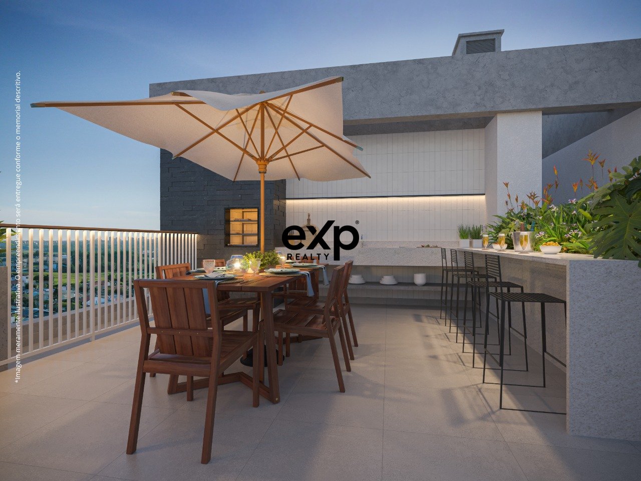 Apartamento com 3 quartos e suíte no Bairro Alto