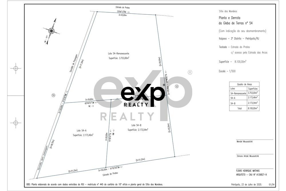 Lote Exclusivo no Condomínio Mundéus em Itaipava - com 2.527,03 m² por R$ 400.000,00 - Petrópolis, RJ