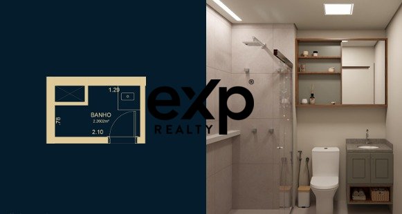 Studio à venda com 25m², 1 quarto e sem vaga