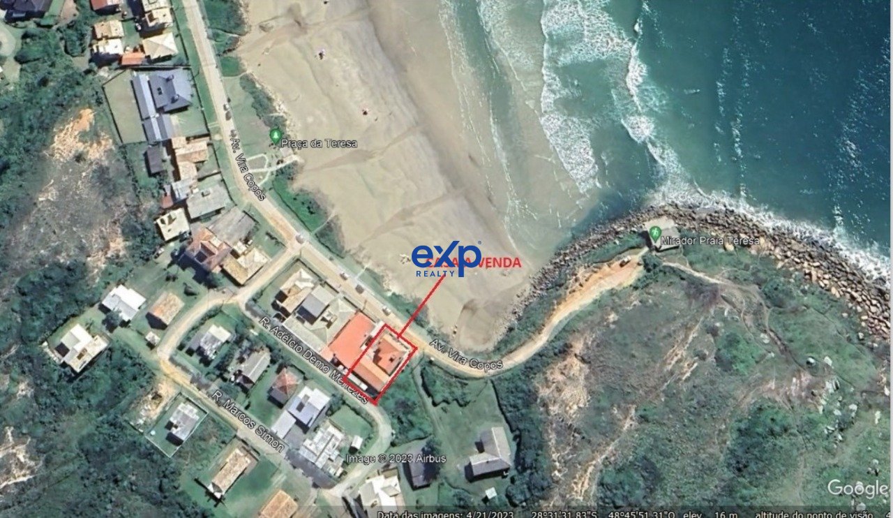 Casa 570ms frente Mar em Laguna - Praia da Tereza