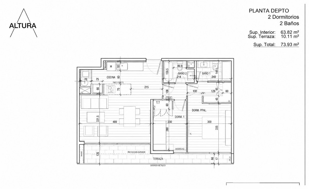 Departamento en venta en Providencia