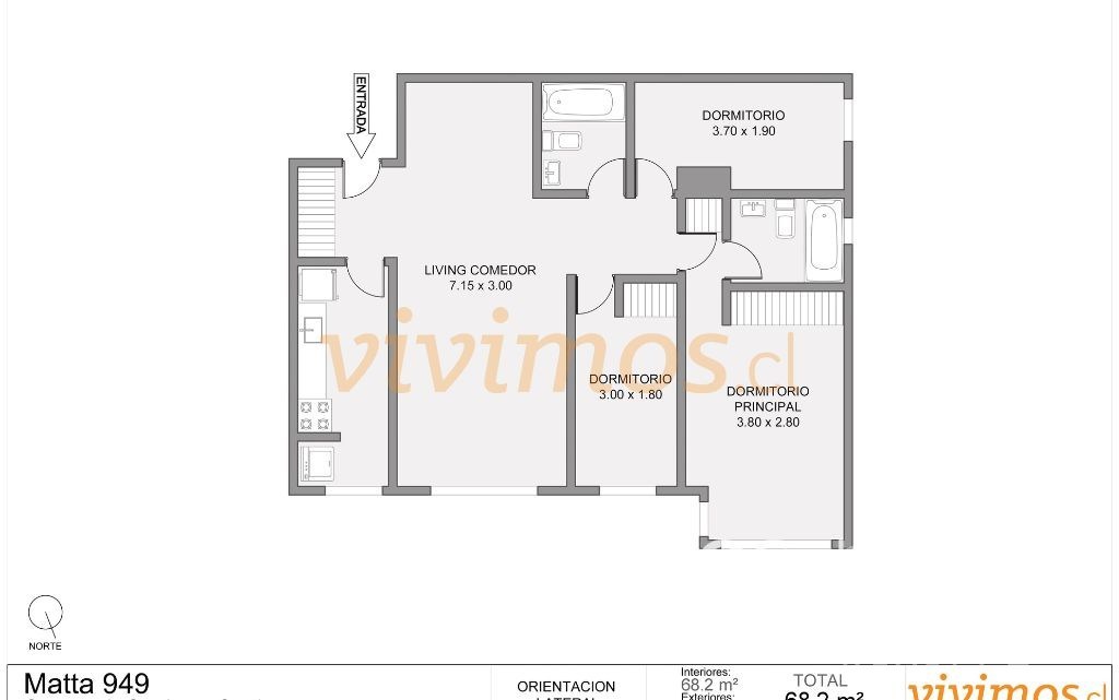 Departamento en venta en Santiago