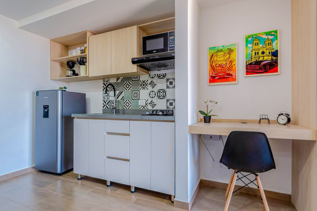 APARTAESTUDIO en venta en Cali, Edificio Bitare, 34 m²
