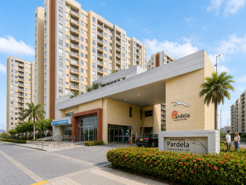 APARTAMENTO en venta en Barranquilla, Calle 112 #43-123, Alameda del Rio, 75 m²