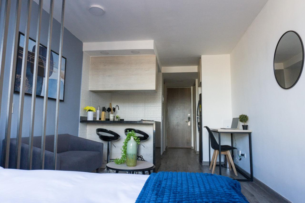 Apartment for rent in Bogotá, CALLE 61 #9 A-39 APARTAMENTO 608, 25 m²