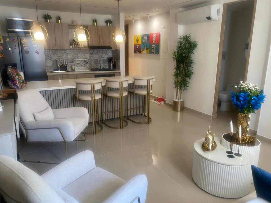 APARTAMENTO en venta en Cartagena, Km 2 via Punta canoa Condominio Volaremare, 100 m²