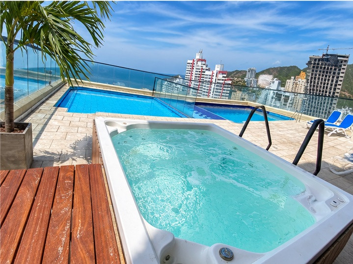 APARTAMENTO en venta en Santa Marta, Edificio vta el rodadero, 78 m²