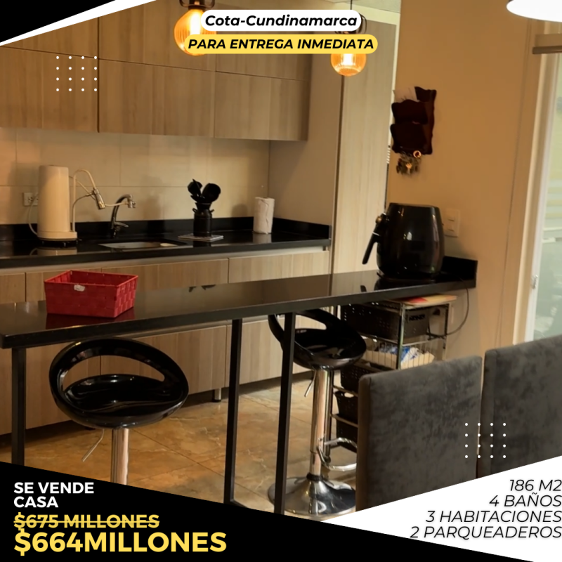 APARTAMENTO en venta en Cota, Cra 3 13a-42, 185 m²