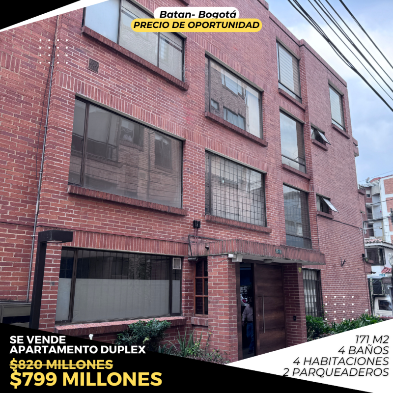 APARTAMENTO en venta en Bogotá, carrera 47 125 14, 171 m²