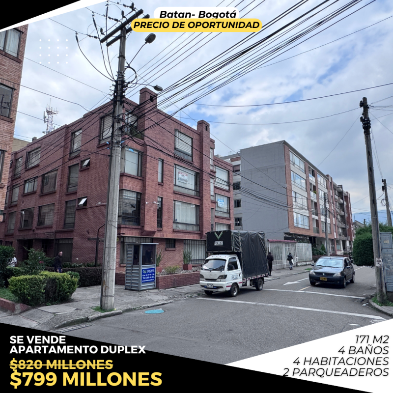 APARTAMENTO en venta en Bogotá, carrera 47 125 14, 171 m²