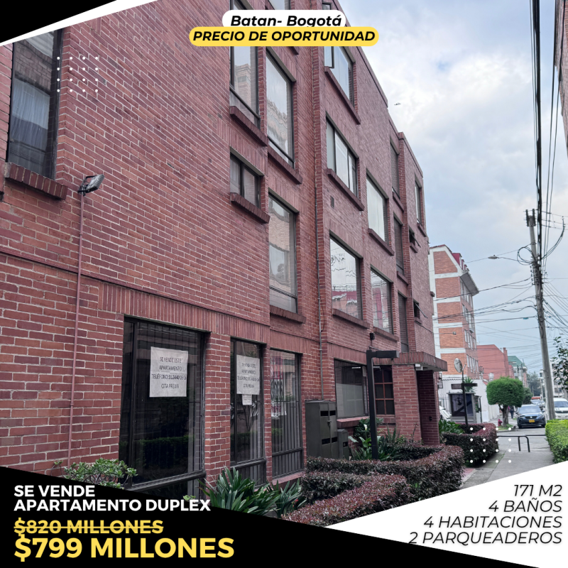 APARTAMENTO en venta en Bogotá, carrera 47 125 14, 171 m²