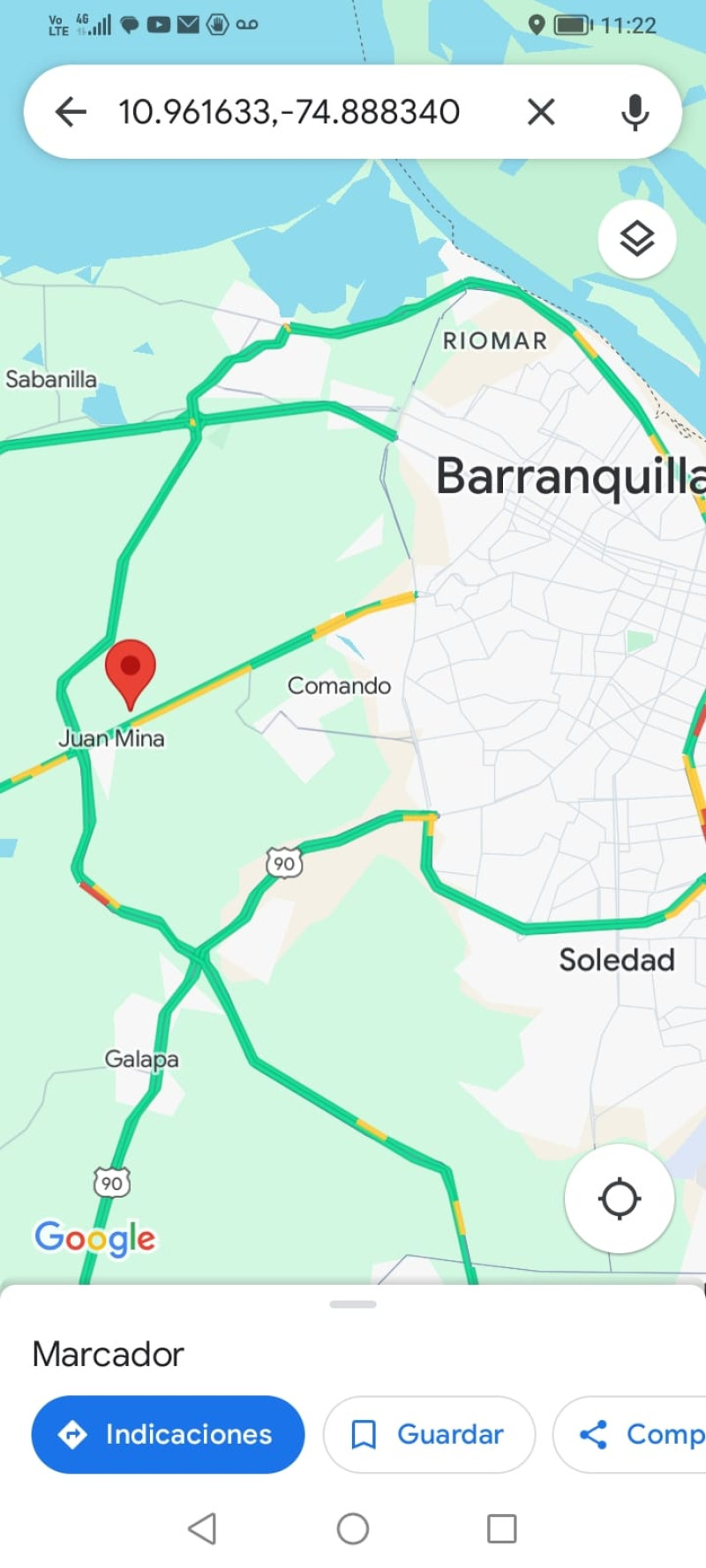 LOTE en venta en Barranquilla, Barranquilla Barrio Juan Mina, 192500 m²